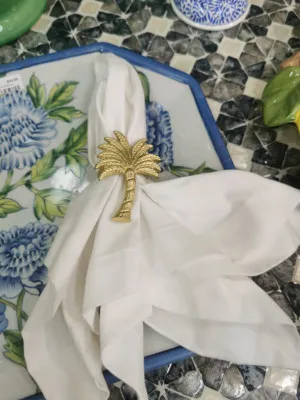 Kona S/4 Metal Napkin Rings 7cm Gold by Coast to Coast, a Napkins for sale on Style Sourcebook