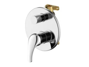 Surrey Bath And Shower Mixer With Diverter | Made From Brass In Chrome Finish By Raymor by Raymor, a Bathroom Taps & Mixers for sale on Style Sourcebook