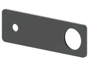 Ray 1 Wall Mixer Set Wall Plate (Only) Rectangle 65mm In Black By Raymor by Raymor, a Bathroom Taps & Mixers for sale on Style Sourcebook