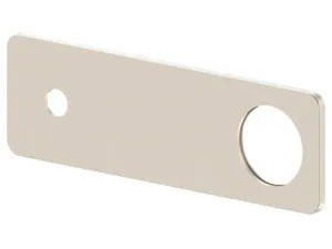 Ray 1 Wall Mixer Set Wall Plate (Only) Rectangle 65mm In Brushed Nickel By Raymor by Raymor, a Bathroom Taps & Mixers for sale on Style Sourcebook