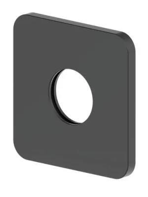 Ray 1 Spout Wall Plate (Only) Square 65mm In Black By Raymor by Raymor, a Bathroom Taps & Mixers for sale on Style Sourcebook