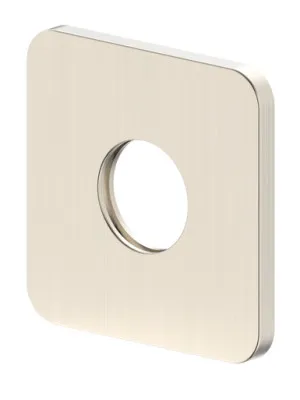 Ray 1 Spout Wall Plate (Only) Square 65mm In Brushed Nickel By Raymor by Raymor, a Bathroom Taps & Mixers for sale on Style Sourcebook