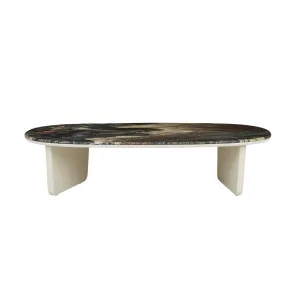 Nido Marble Coffee Table - Matt Storm Marble - Porcelain by GlobeWest, a Coffee Table for sale on Style Sourcebook