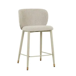 Cara Barstool - Chai Boucle - Sugar Velvet by GlobeWest, a Bar Stools for sale on Style Sourcebook