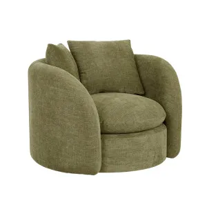 Juno Orb Occasional Chair - Copeland Olive by GlobeWest, a Chairs for sale on Style Sourcebook