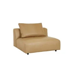 Tolv Peal Rounded Ottoman with Fixed Covers - Arena Leather by Tolv, a Sofas for sale on Style Sourcebook