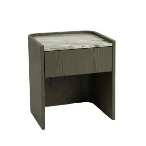 Elsie Bedside - Marine Marble - Thyme by GlobeWest, a Bedside Tables for sale on Style Sourcebook