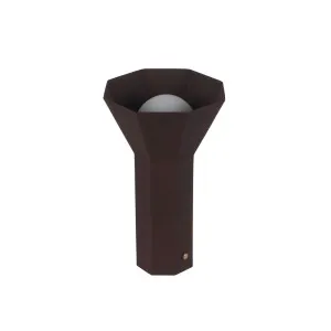 Easton Ornament Tall Portable Table Lamp - Brick by GlobeWest, a Lighting for sale on Style Sourcebook