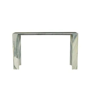 Atlas Slab Console Table - Marine Marble by GlobeWest, a Console Table for sale on Style Sourcebook