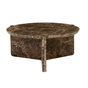 Venus Revolve Coffee Table - Emperador Marble by GlobeWest, a Coffee Table for sale on Style Sourcebook