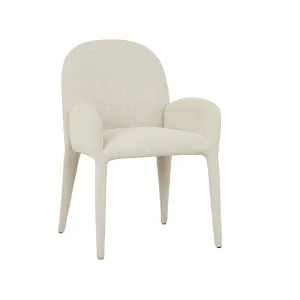 Jules Dining Armchair - Sandcastle Tweed by GlobeWest, a Chairs for sale on Style Sourcebook