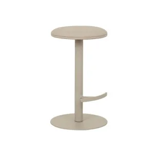 Plum Swivel Barstool - Lustrell Aura Natural - Matt Cashmere by GlobeWest, a Bar Stools for sale on Style Sourcebook