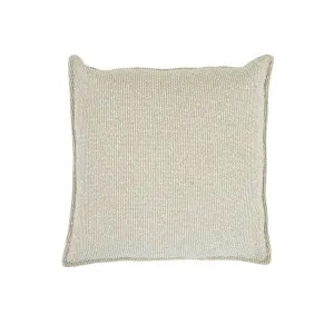 Aruba Tulum Outdoor Square Cushion - Natural Speckled by GlobeWest, a Outdoor Cushions for sale on Style Sourcebook