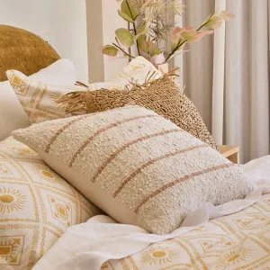 Muse Sol Boucle Stripe Cushion Ivory by Muse, a Cushions, Decorative Pillows for sale on Style Sourcebook