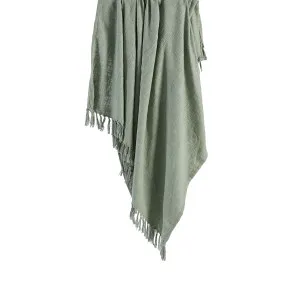 Habitat Bondi Cotton Extra Large Throw Jade by Habitat, a Throws for sale on Style Sourcebook