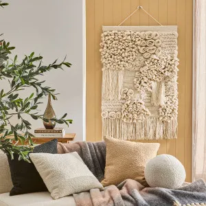 Muse Norway Knitted Wall Hanging Ivory by Muse, a Wall Hangings & Decor for sale on Style Sourcebook