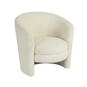 Muse Ava Boucle Occasional Chair White by Muse, a Chairs for sale on Style Sourcebook