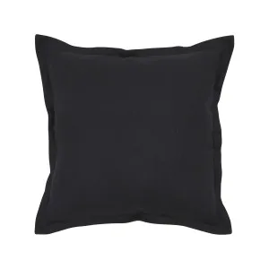 Muse Sahara Linen Feather Cushion Black by Muse, a Cushions, Decorative Pillows for sale on Style Sourcebook