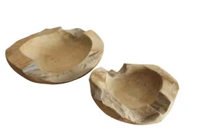 Muse Coco Wooden Bowl Natural by Muse, a Bowls for sale on Style Sourcebook