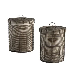 Habitat Cleo Laundry Hamper Dark Brown by Habitat, a Laundry Bags & Baskets for sale on Style Sourcebook