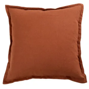 Muse Sahara Linen Feather Cushion Caramel by Muse, a Cushions, Decorative Pillows for sale on Style Sourcebook