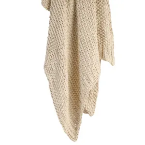 Muse Lucy Knit Cotton Throw Natural by Muse, a Throws for sale on Style Sourcebook