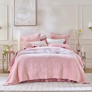 Habitat Zella Rose Coverlet Set Rose Pink by Habitat, a Quilts & Bedspreads for sale on Style Sourcebook