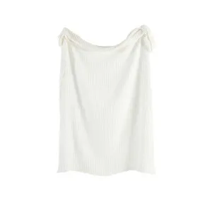 Muse Bamboo Cotton Waffle Extra Large Throw White by Muse, a Throws for sale on Style Sourcebook