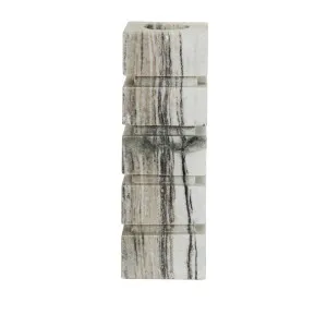 Rufus Stratum Vase Large - Zebra Marble by GlobeWest, a Statues & Ornaments for sale on Style Sourcebook