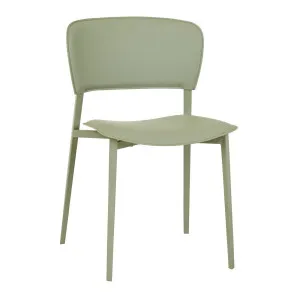 Matilda Dining Chair - Moss PU - Matt Moss by GlobeWest, a Chairs for sale on Style Sourcebook