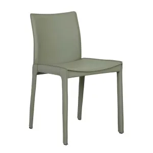 Carlo Dining Chair - Moss PU by GlobeWest, a Chairs for sale on Style Sourcebook