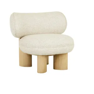 Arturo Timber Leg Occasional Chair - Field - Natural Mindi by GlobeWest, a Chairs for sale on Style Sourcebook