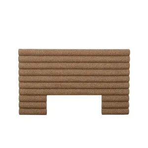 Madrid Tufted Bedhead - Toffee Weave by GlobeWest, a Bed Heads for sale on Style Sourcebook