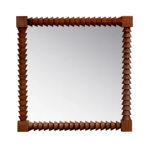 Trove Geo Mirror - Chestnut by GlobeWest, a Statues & Ornaments for sale on Style Sourcebook