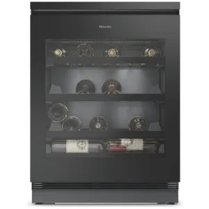 Miele 44 Bottle Built-Under Wine Conditioner Obsidian Black KWTUS7054-F by Miele, a Wine Fridges for sale on Style Sourcebook