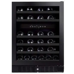 Grand Cru 46 Bottle Dual Zone Wine Fridge Black GCWF46DZBLK by Grand Cru, a Wine Fridges for sale on Style Sourcebook