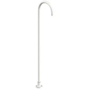 Fantini Nostromo Gooseneck Freestanding Bath Spout - Matte White 50299350Z by Fantini, a Kitchen Taps & Mixers for sale on Style Sourcebook