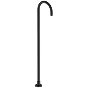 Fantini Nostromo Gooseneck Freestanding Bath Spout - Deep Black PVD 50S19350Z by Fantini, a Kitchen Taps & Mixers for sale on Style Sourcebook