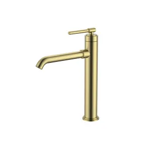 Manhattan Vessal Basin Mixer Brushed Gold by Haus25, a Bathroom Taps & Mixers for sale on Style Sourcebook