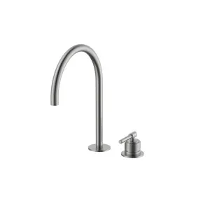 Manhattan Hob Sink Mixer Set Brushed Nickel by Haus25, a Kitchen Taps & Mixers for sale on Style Sourcebook