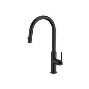 Manhattan Pull Out Sink Mixer Matte Black by Haus25, a Kitchen Taps & Mixers for sale on Style Sourcebook