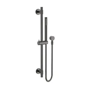 Manhattan Sliding Rail Shower Brushed Gun Metal by Haus25, a Laundry Taps for sale on Style Sourcebook