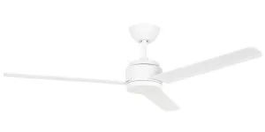 Brilliant Solana 48" AC Ceiling Fan with Wall Control - White by Brilliant, a Ceiling Fans for sale on Style Sourcebook
