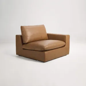 Hudson Right Arm Modular, Tuscany Tan, by Lounge Lovers by Lounge Lovers, a Sofas for sale on Style Sourcebook