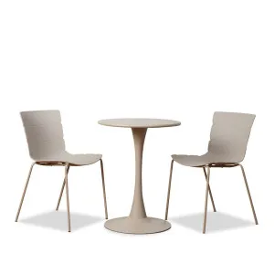 Ravello Outdoor Bistro Three Piece Dining Set Beige - Mocka by Mocka., a Outdoor Dining Sets for sale on Style Sourcebook