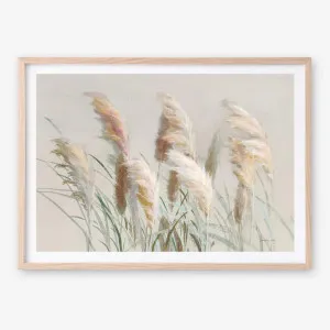 Neutral Pampas Grasses Art Print by The Print Emporium, a Prints for sale on Style Sourcebook