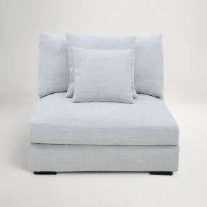 Long Beach Armless Chair Sofa, Grey, by Lounge Lovers by Lounge Lovers, a Sofas for sale on Style Sourcebook