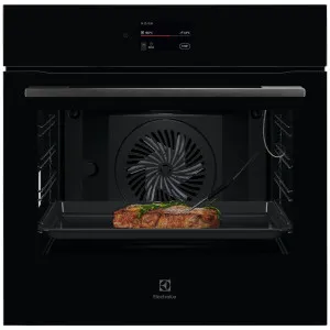 Electrolux Series 700 60cm Pyrolytic Oven Black Glass EVEP6816BF by Electrolux, a Ovens for sale on Style Sourcebook