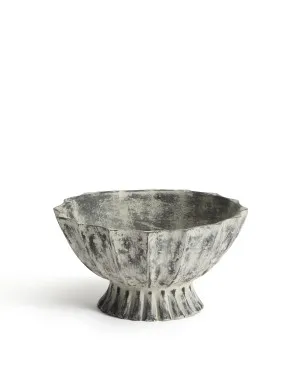 Valura papier-mâché centrepiece grey Ø 26 cm by null, a Vases & Jars for sale on Style Sourcebook