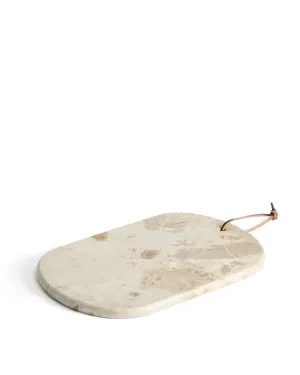 Orlina tray in beige marble 35 x 23 cm by null, a Chopping Boards for sale on Style Sourcebook